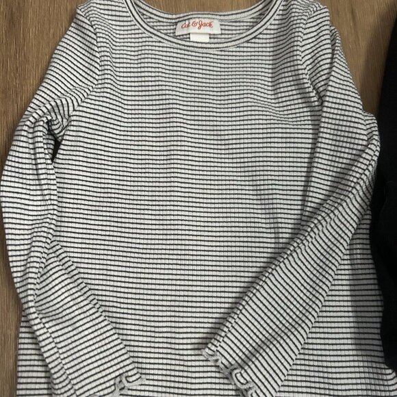 Garanimals Cat & Jack Girls 3T Shirt Bundle Of 4 ruffle floral Ruffle French - Picture 10 of 12